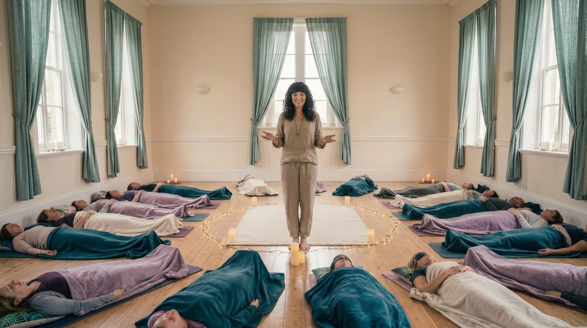 A guided breathwork circle